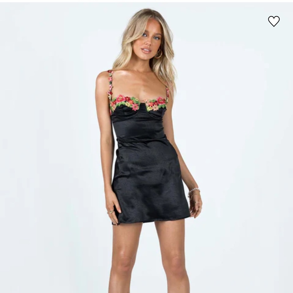 New Princess Polly floral straps mini dress